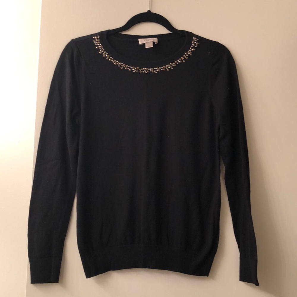 Loft sweater (with neckline detail)